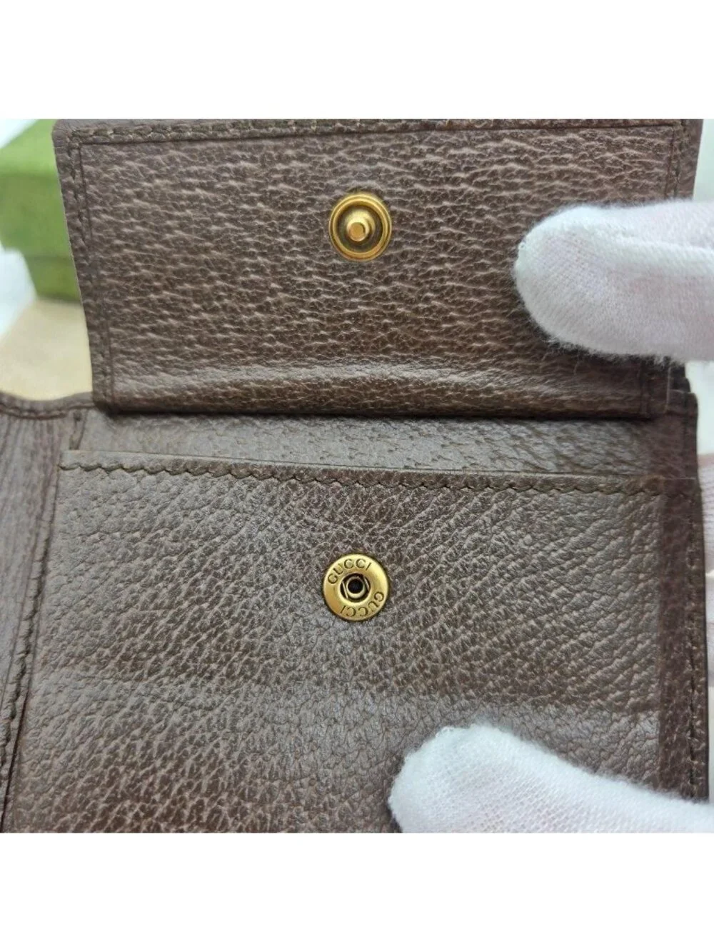 Gucci Fold Wallet Sherry Line GG